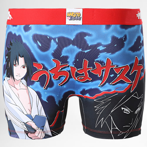 Boxer Naruto Sasuki Bleu Marine