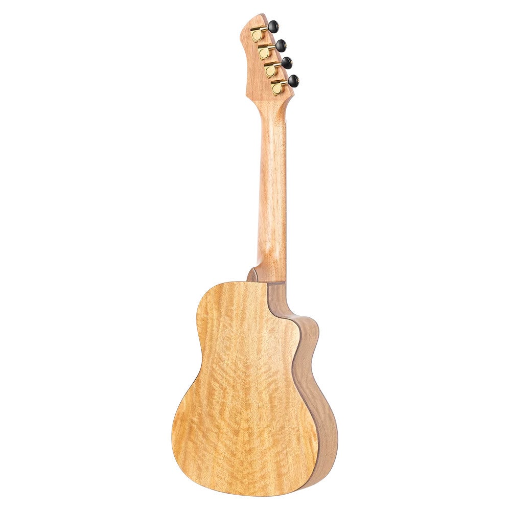 Ortega RUMG-CE-L Horizon Series Left-handed Concert Ukulele Natural linkshandige E/A concert ukelele met gigbag