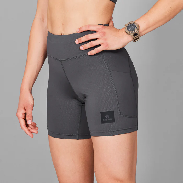 saysky combat short tight dame 634 mwrst30 grey