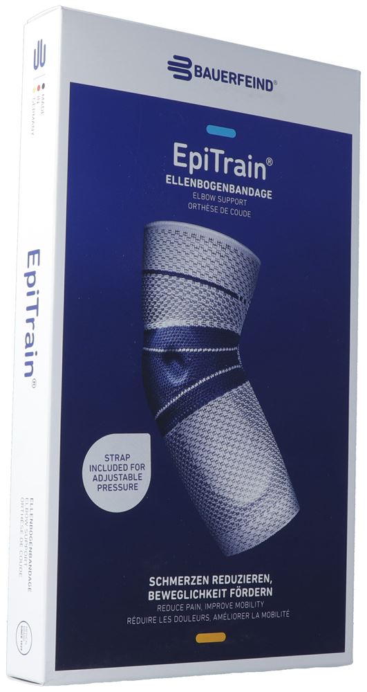 Bauerfeind EpiTrain Aktivbandage Gr3 mit Gurt beige 1 Stk