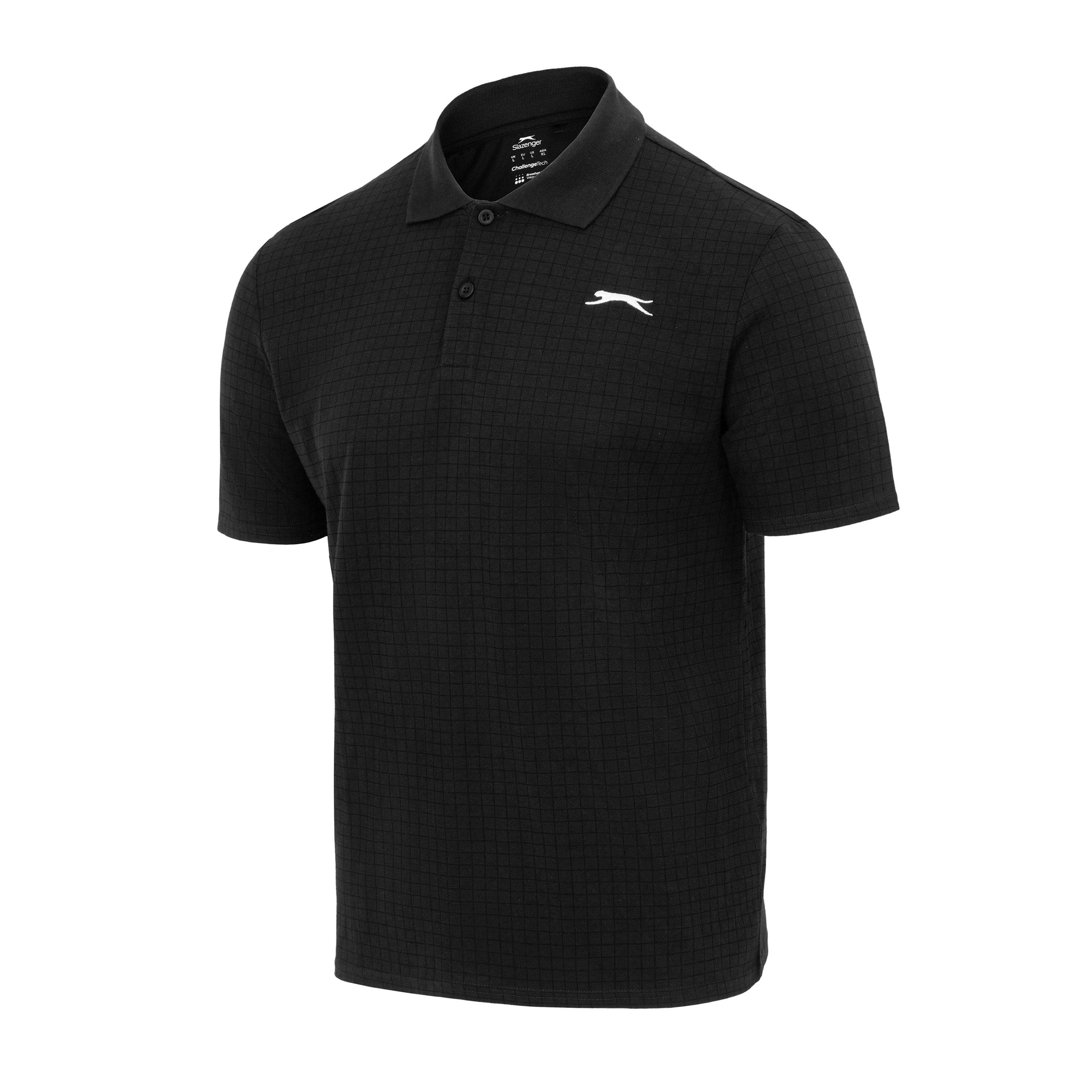Slazenger Check Golf Polo Mens