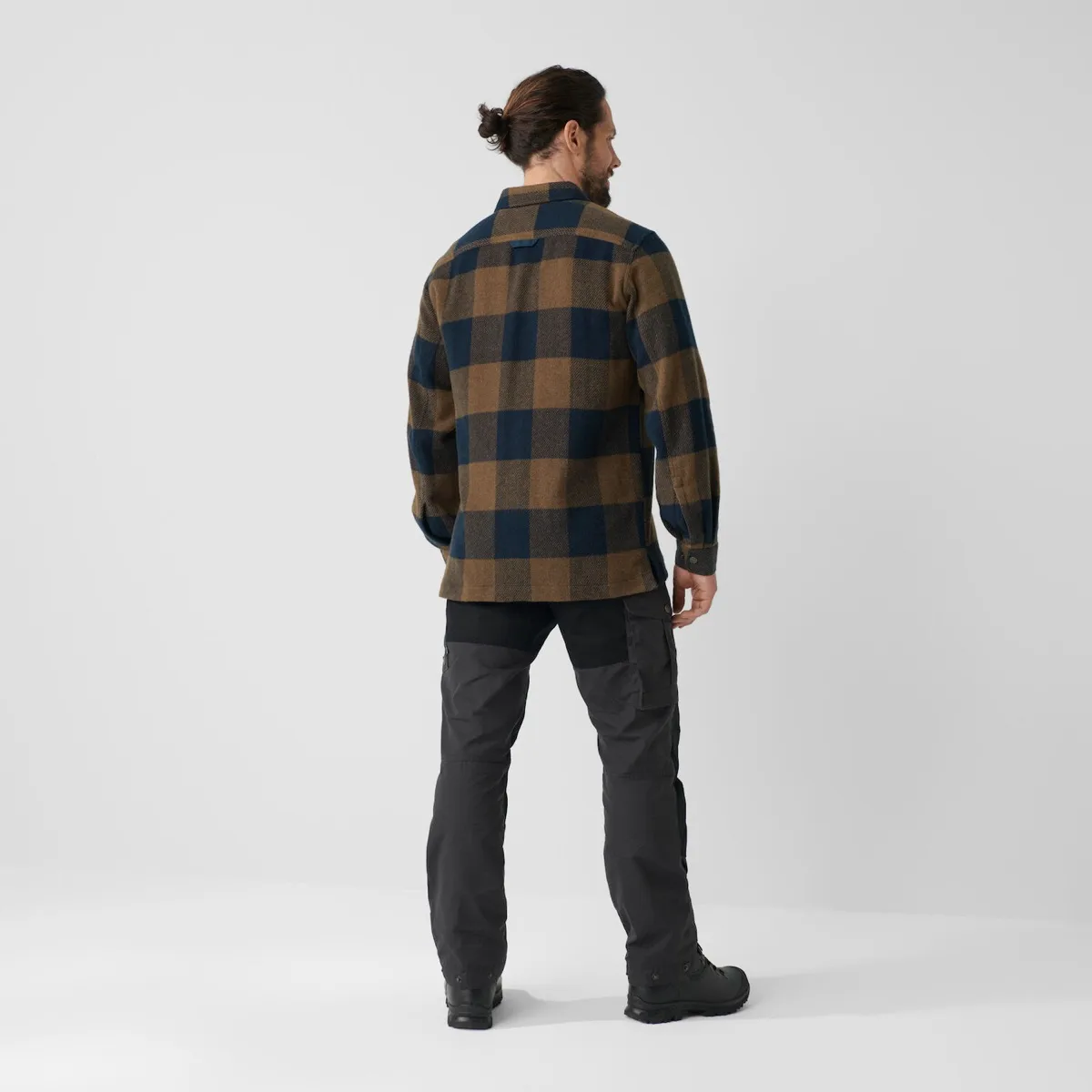 Fjällräven Men's Canada Shirt Deep Forest-Dark Navy