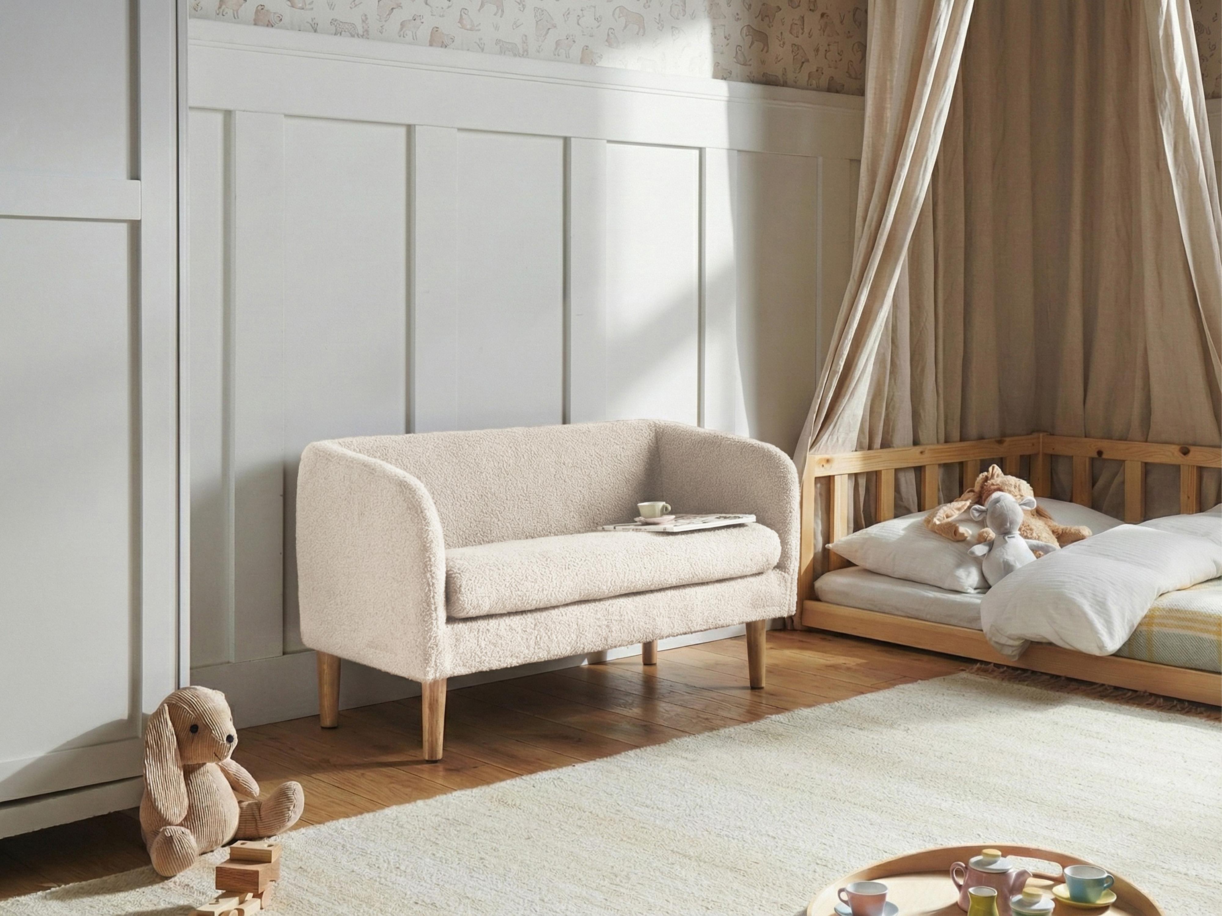 Kinderbank DAGALI Bouclé Beige