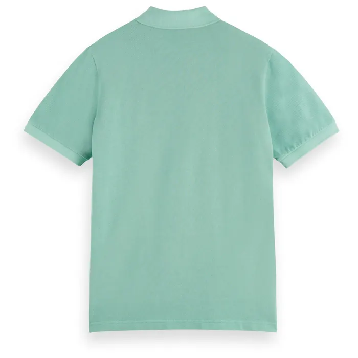 Scotch & Soda Garment Dyed Pique Polo Heren