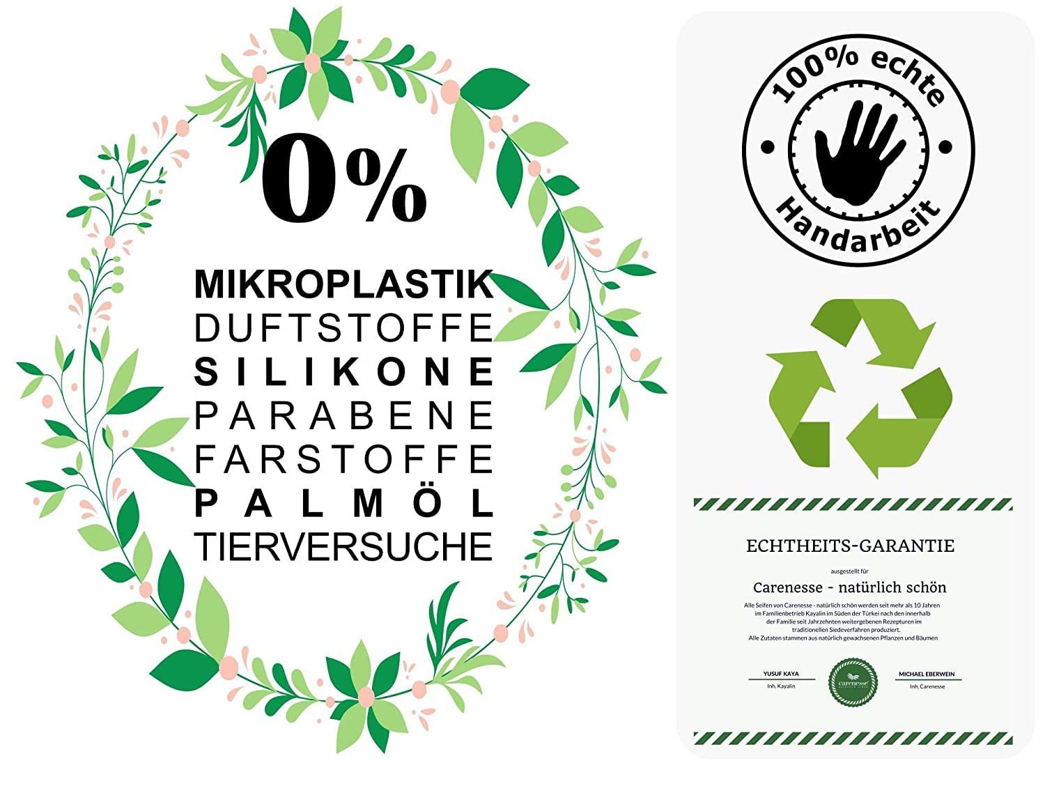 Carenesse Original Aleppo Seife Vorteilspack 20% Lorbeeröl