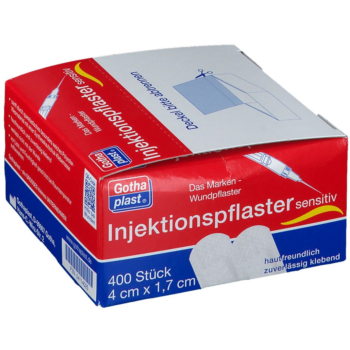 Gothplast® Injektionspflaster sensitiv 4 cm x 1,7 cm