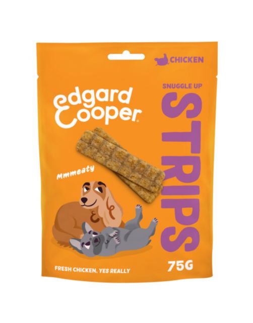 Edgard&Cooper Strips 75 g - Hondensnacks