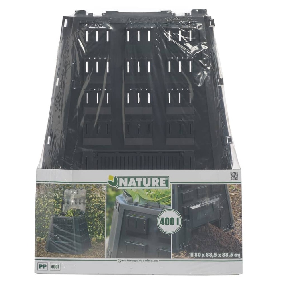 Bac à compost noir 400 l