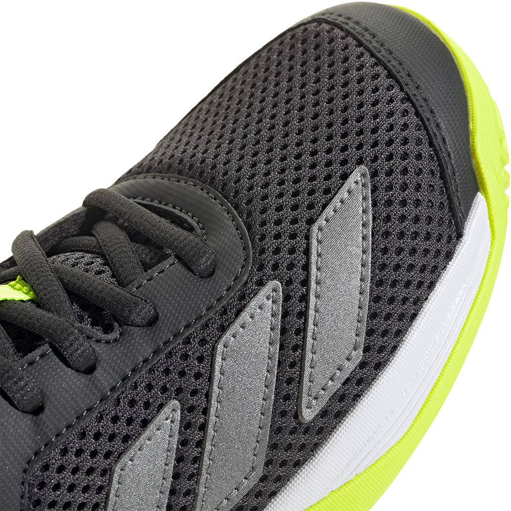 adidas Courtflash Tennisschuh Kinder carbon