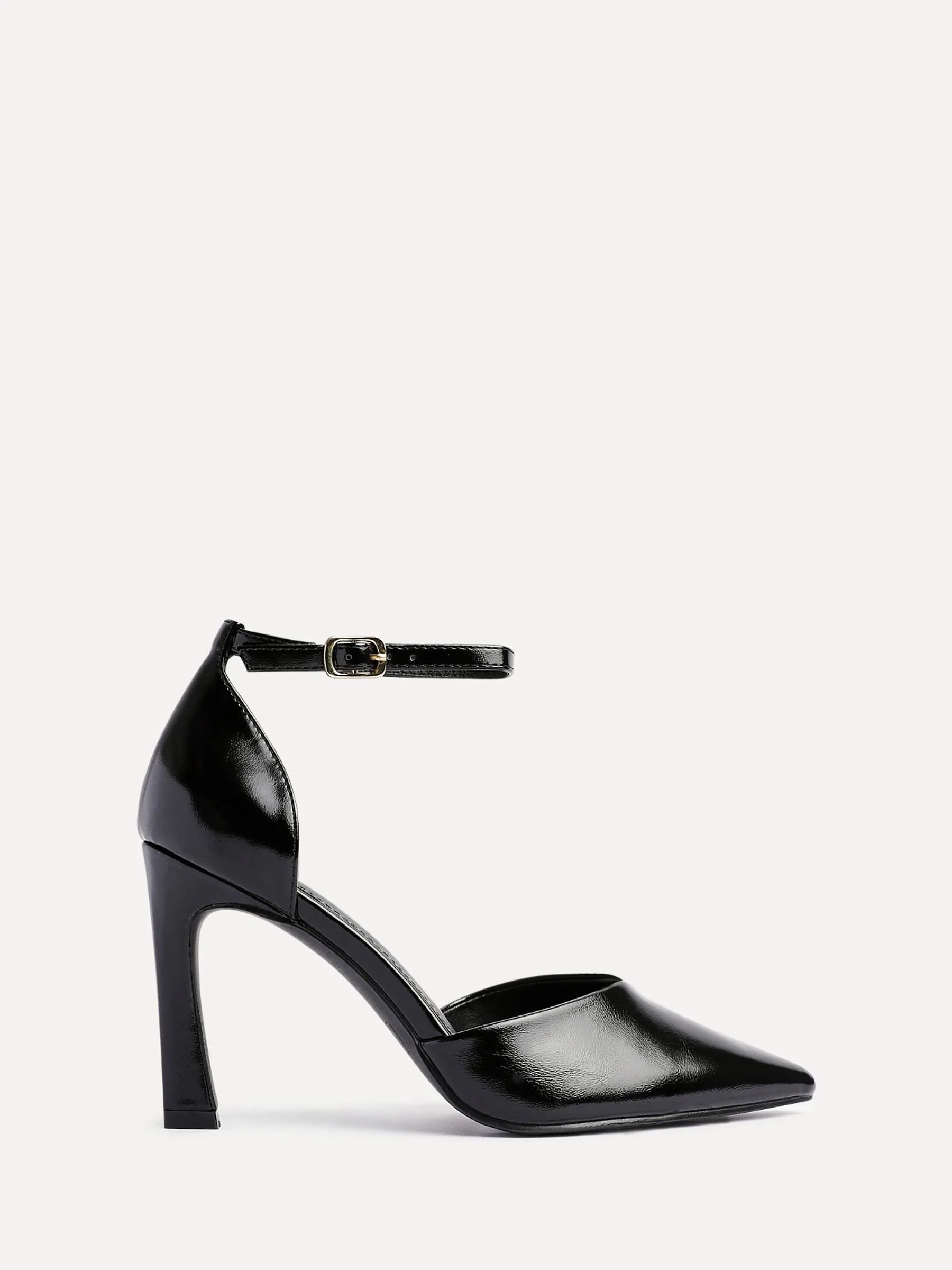 Zwart grijs - Linzi Moira Classic Stiletto Court Heels