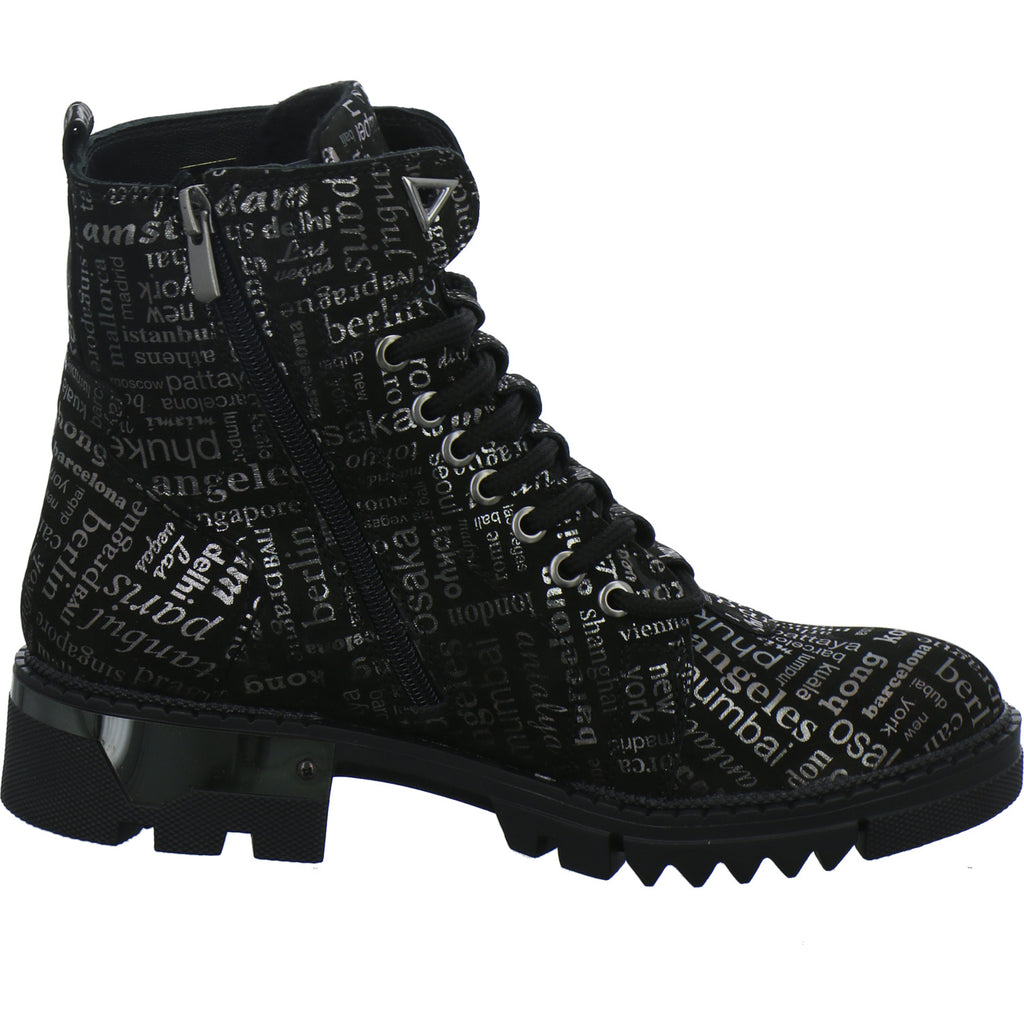 2 GO Fashion Stiefel Damen Schwarz-kombi
