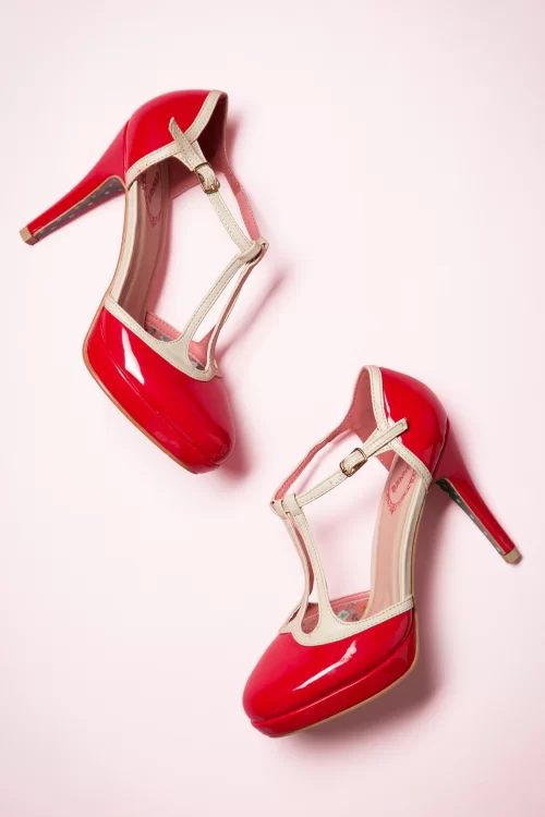 Banned Retro Betty Pumps in rood