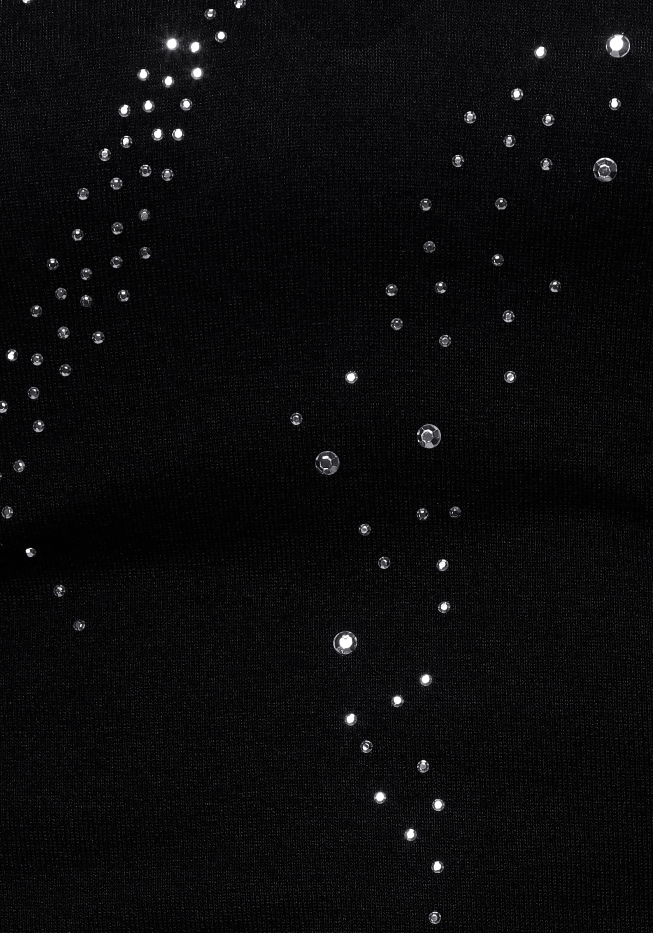 Melrose T-Shirt , taillierte Passform,  tiefer V-Ausschnitt,  aus Viskose und Elasthan