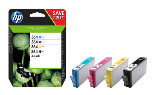 HP 364 Cartridges Combo Pack