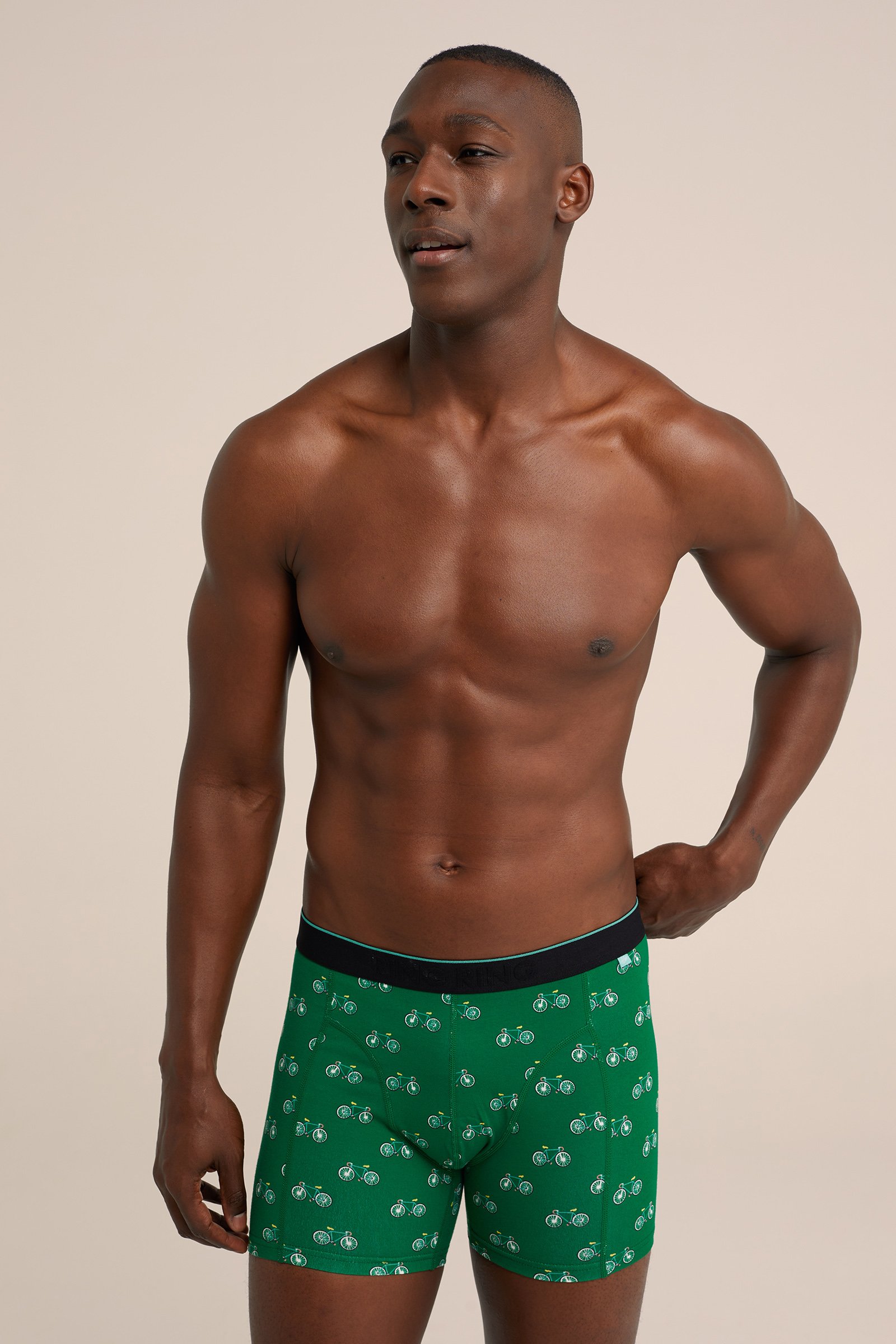 boxershort met dessin WE Fashion Groen