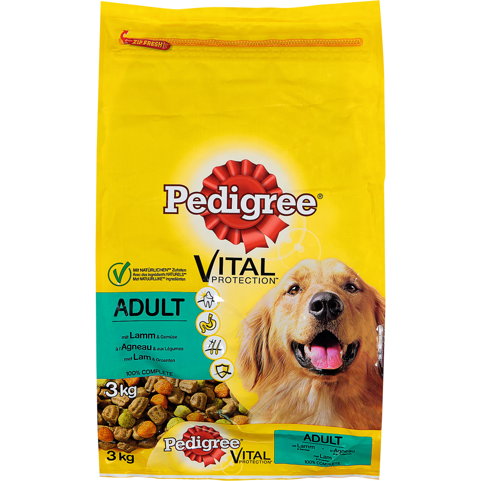 Pedigree Adult Lamm 3 kg