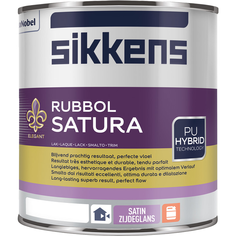 Sikkens Satura Plus Alkyd 1L zuiver wit RAL9010