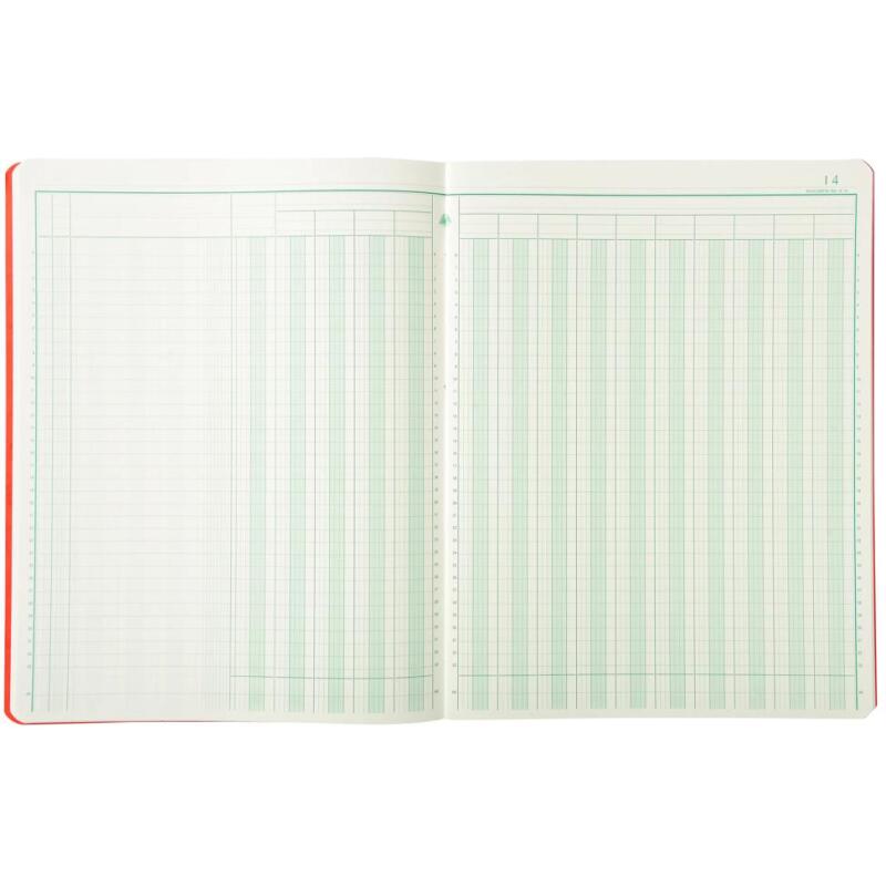 Piqûre 32x25cm 15 colonnes sur 2 pages 33 lignes 80 pages