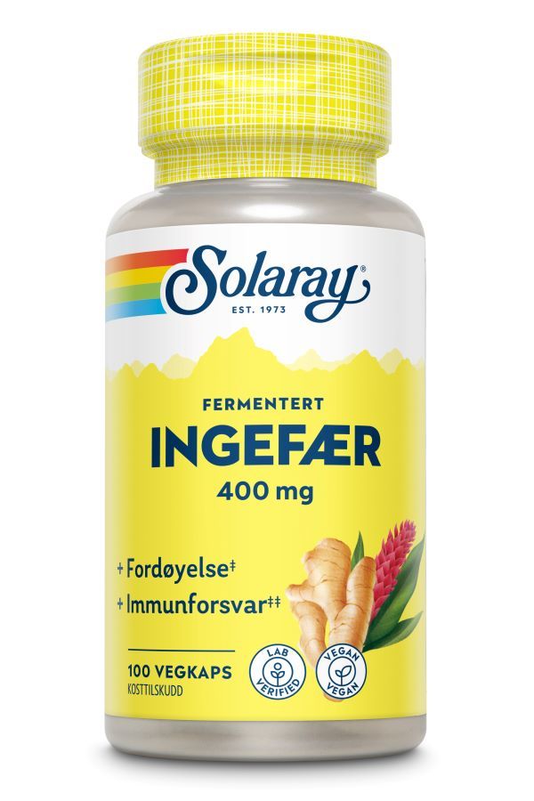 Solaray Fermentert Ingefær
