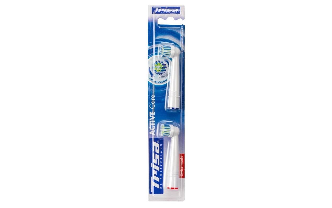 Zahnbürstenkopf 2 StückErsatzbürsten für Trisa Active Care