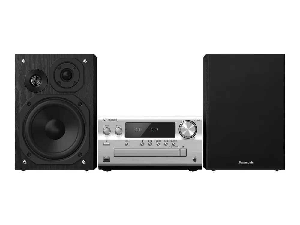 Panasonic SC-PMX802 - Audiosystem - 120 Watt (Total) - sølv
