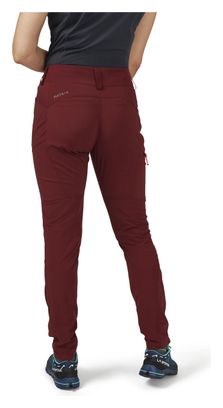 Pantalon Femme Rab Incline Light Regular Rouge