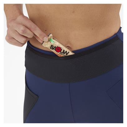 Short Trail Femme Millet Intense Taille Haute Bleu