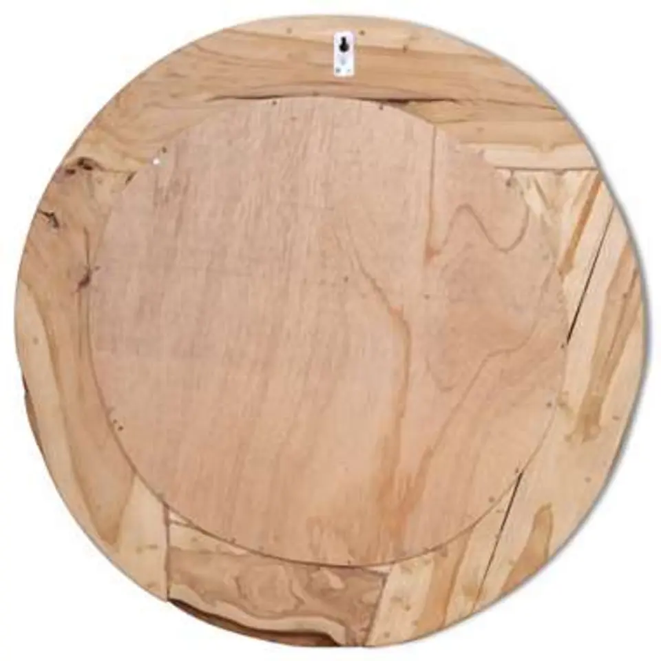 vidaXL - Spiegel - Bruin - Teakhout - 80 cm