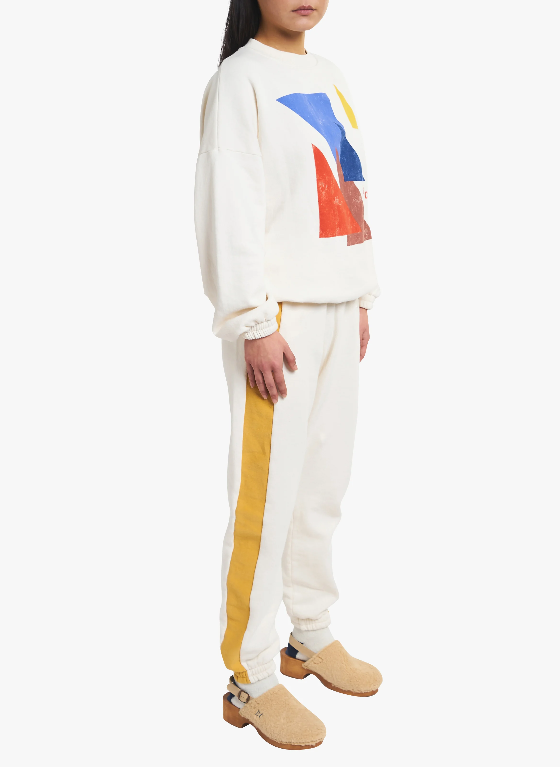 Pantalon de jogging en coton bio | Blanc