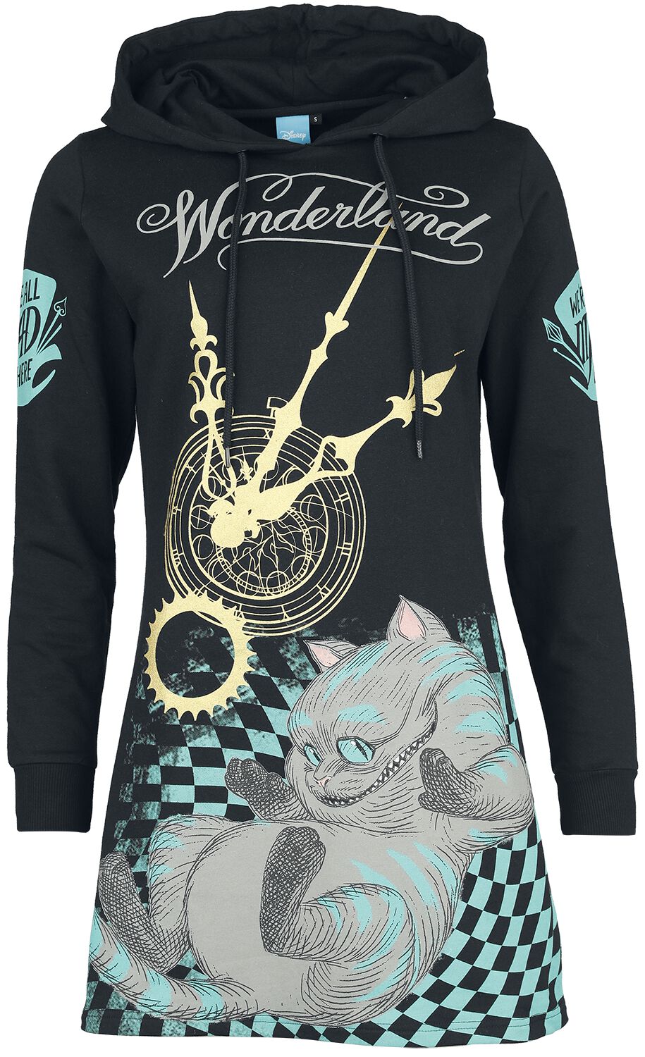 Mad cat | Alice Au Pays Des Merveilles Robe mi-longue
