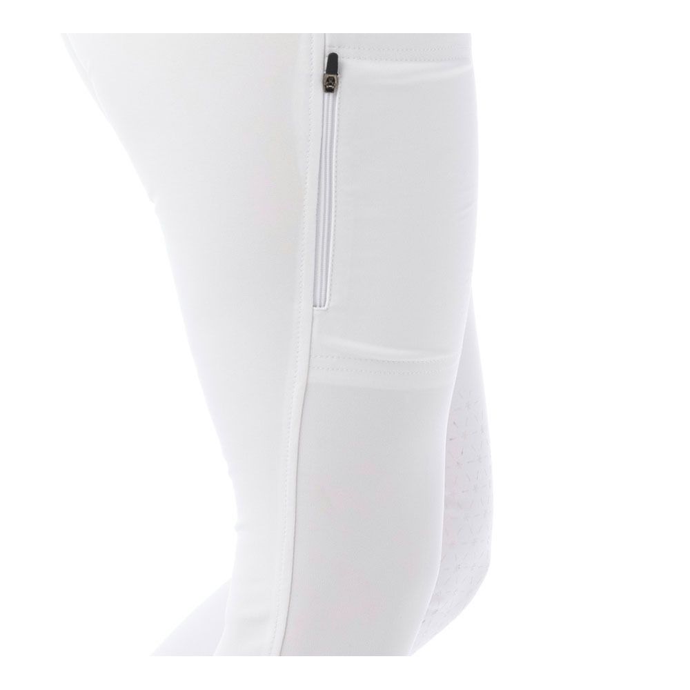 Equitheme LUCY - Pantalon siliconé Femme blanc