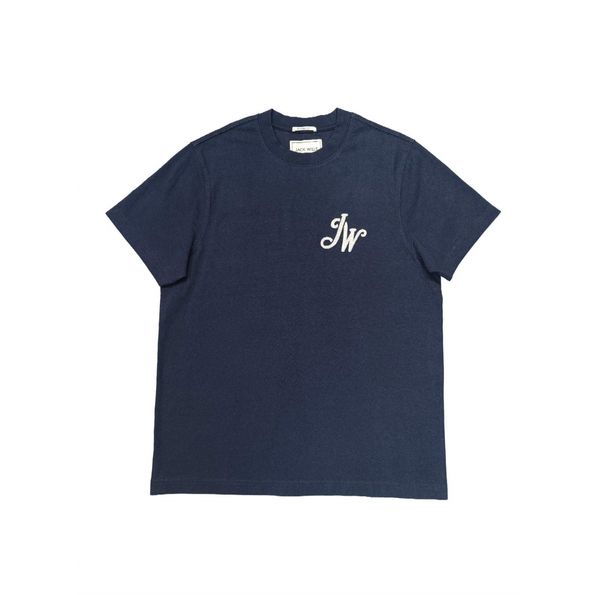 Jack Wills JW Script Initial T Shirt