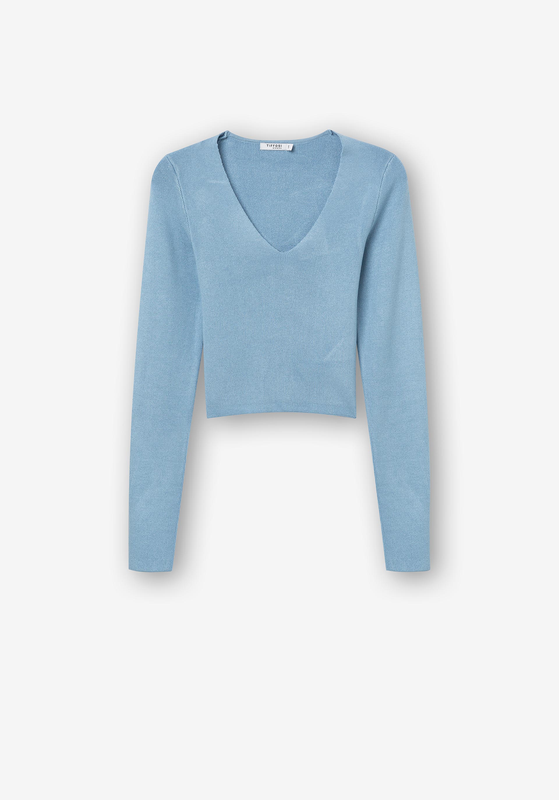Camisola de Malha Cropped