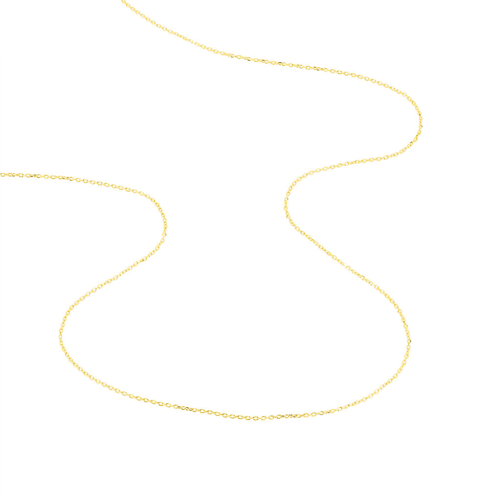 Chaîne Igoa Maille Forçat Diamantee Or Jaune