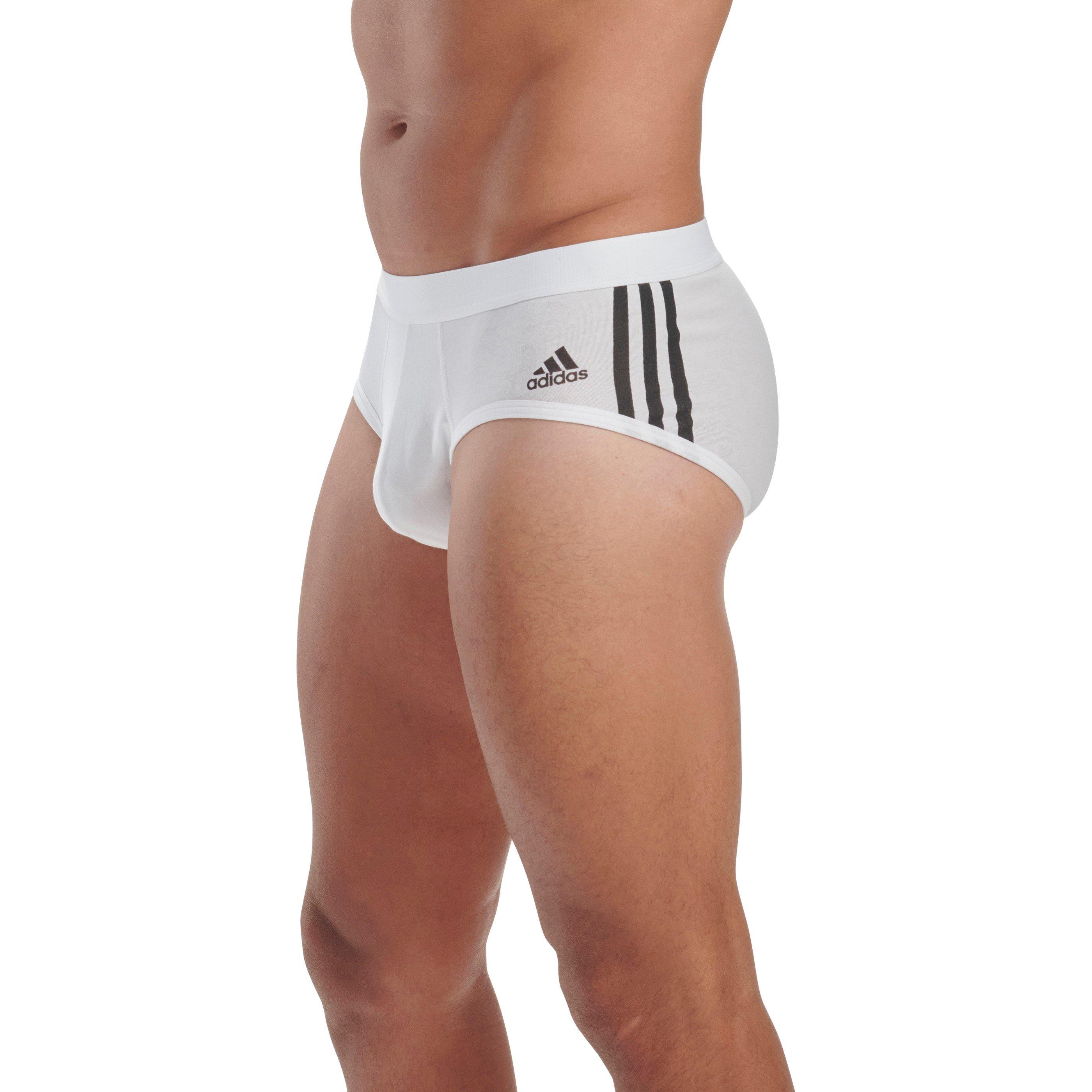 adidas Originals Cotton Flex 3 Stripe Brief 3 Pack