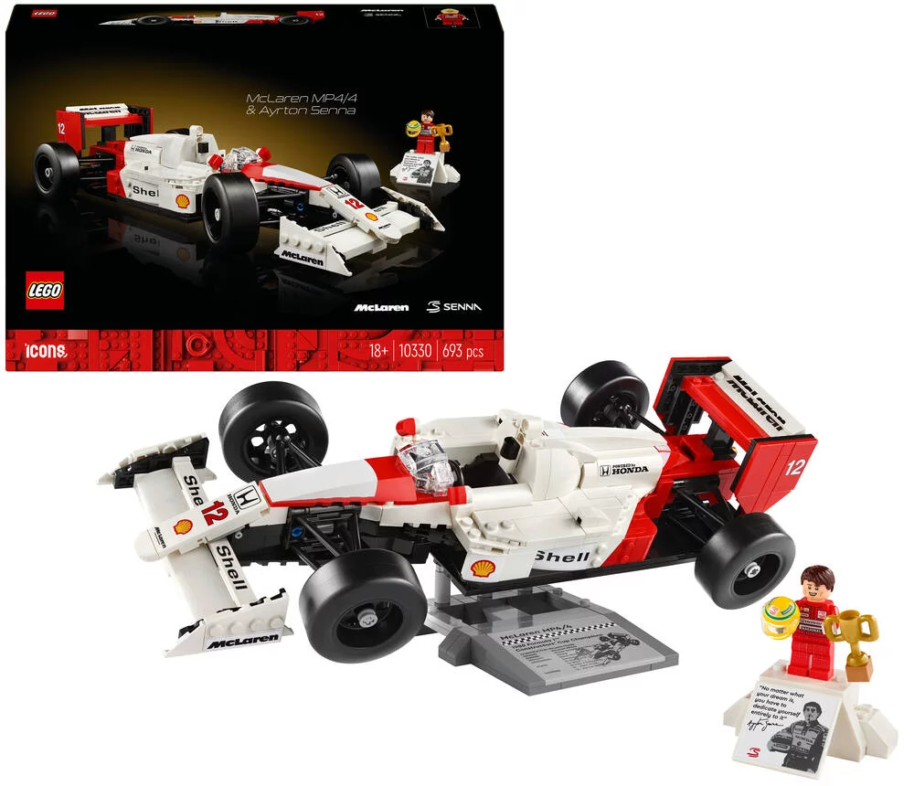 LEGO®ICONS 10330 - Mc LAREN MP4\/4 ET AYRTON SENNA