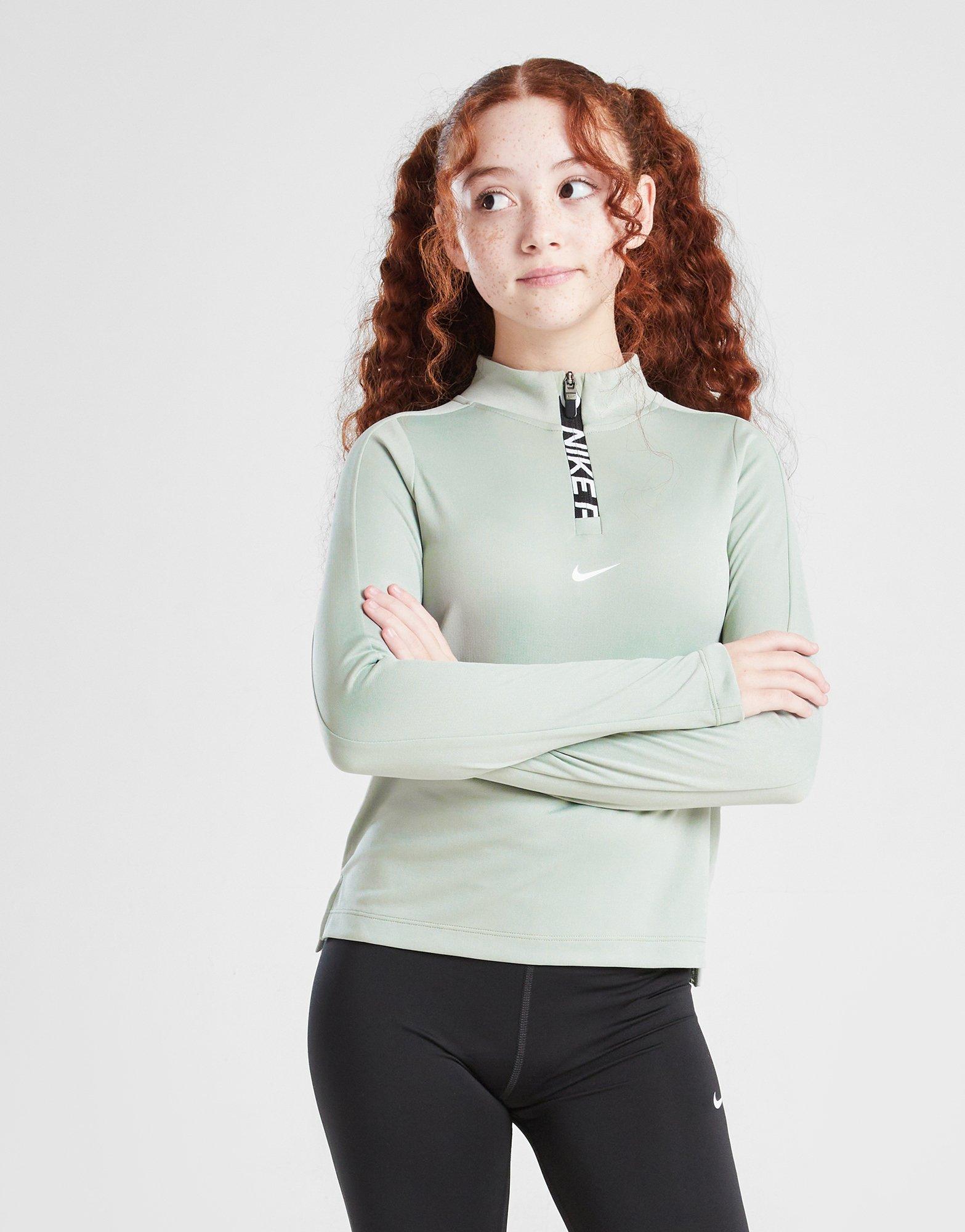 Nike Girls' Pro 1/2 Zip Top Junior