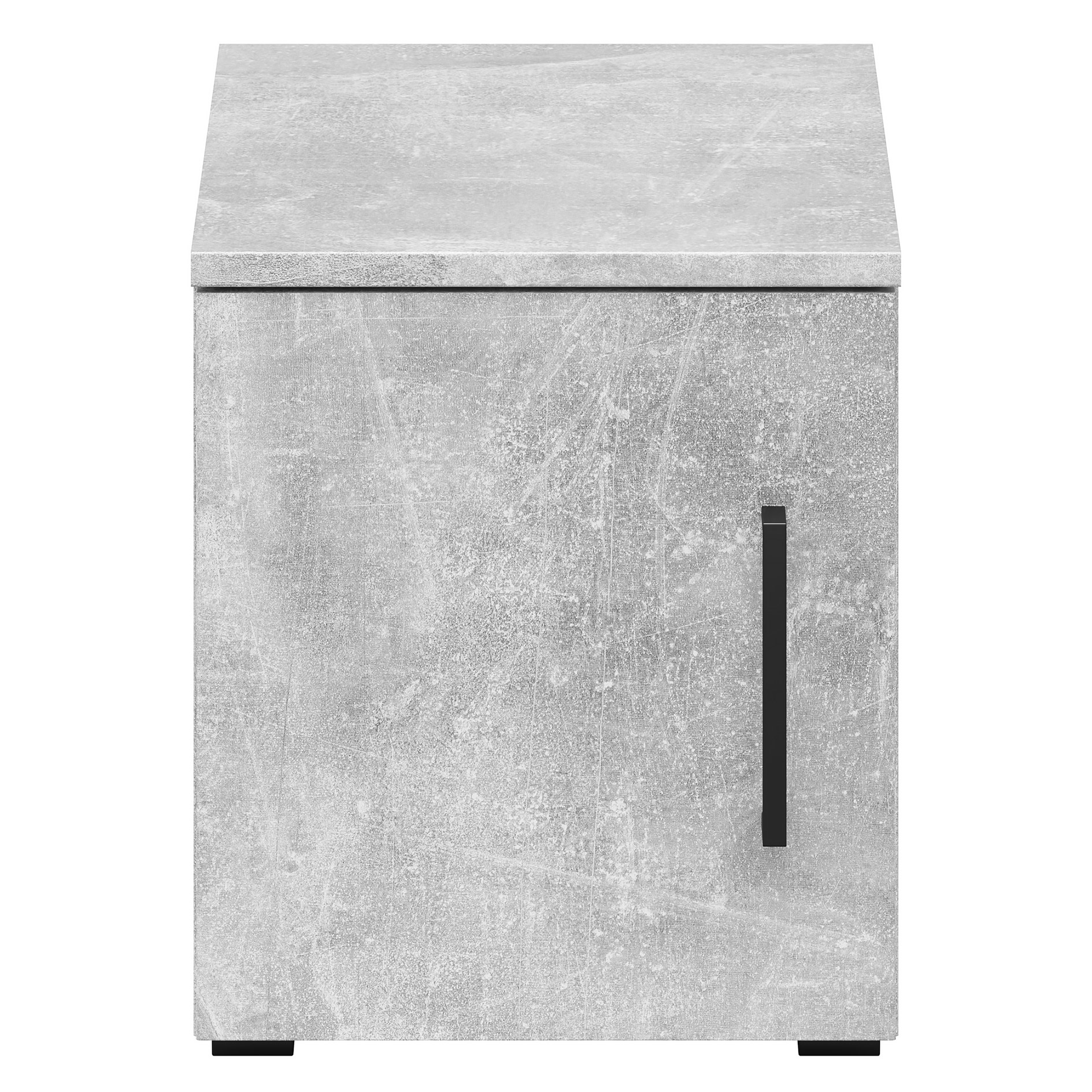 Aufsatzelement - auch hängend verwendbar - Betonoptik - Breite 30 cm