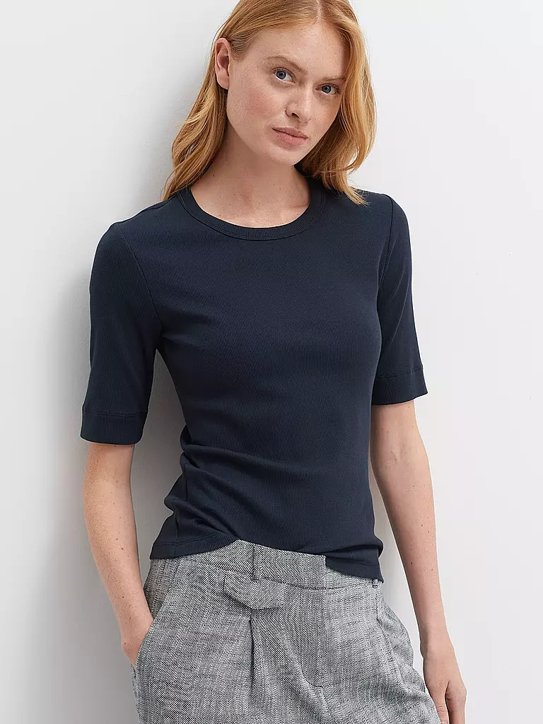 OPUS T-Shirt SUSTAFA blau