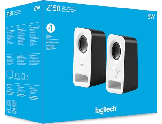 LOGITECH - Enceintes multimédia Z150 White - 980-000815