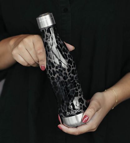 Glacial Thermoflasche - 400 ml - Black Leopard