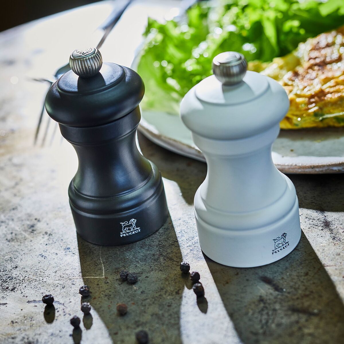 Bistro Saltkvern 10 cm Hvit