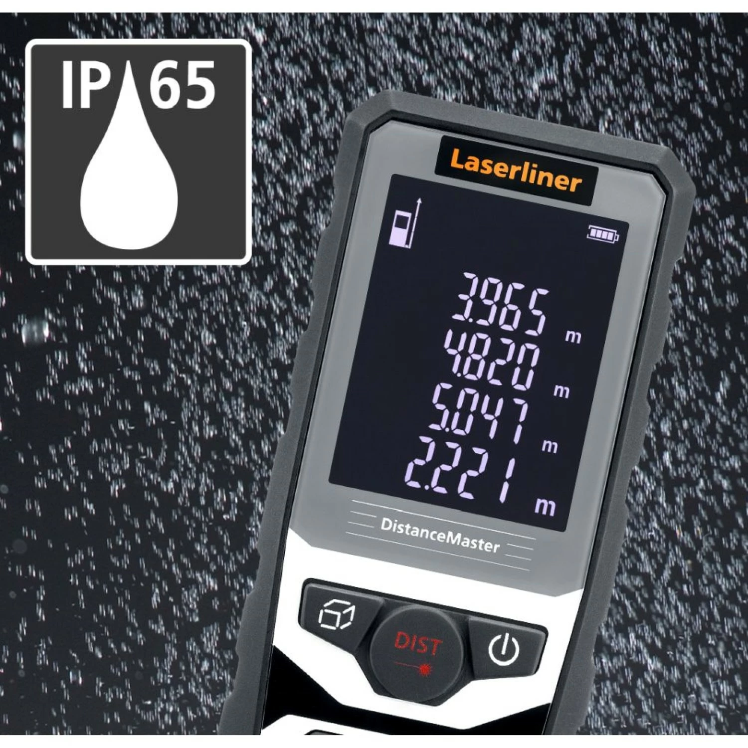 Laserliner DistanceMaster 50 Afstandsmeter - 50m - IP65