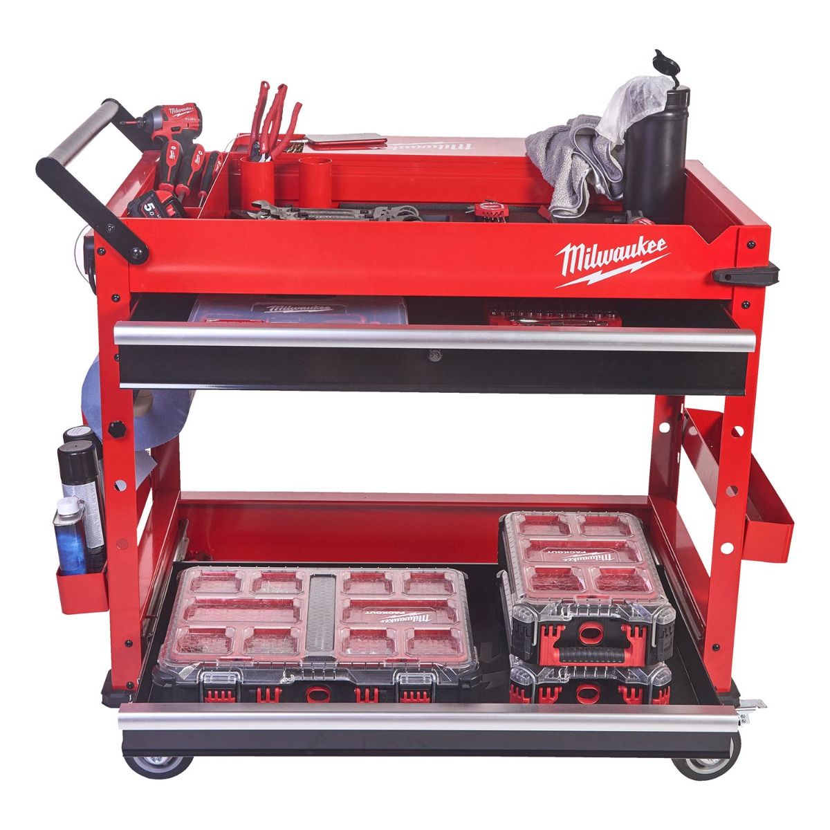 Milwaukee TOOLGUARD™ SWC40-1 Stalen gereedschapswagen rood 102cm - 4932478856