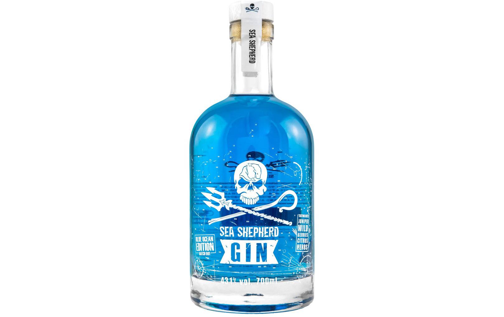 Blue Ocean Gin 0.7 lHochprozentiges Wacholder-Destillat aus Deutschland