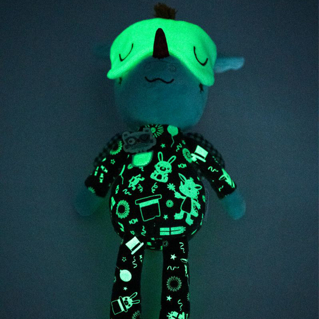 Lilliputiens knuffel slaapvriendje glow in the dark - joe - 30 cm