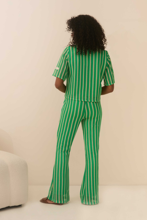 Lofty Manner groene dames broek