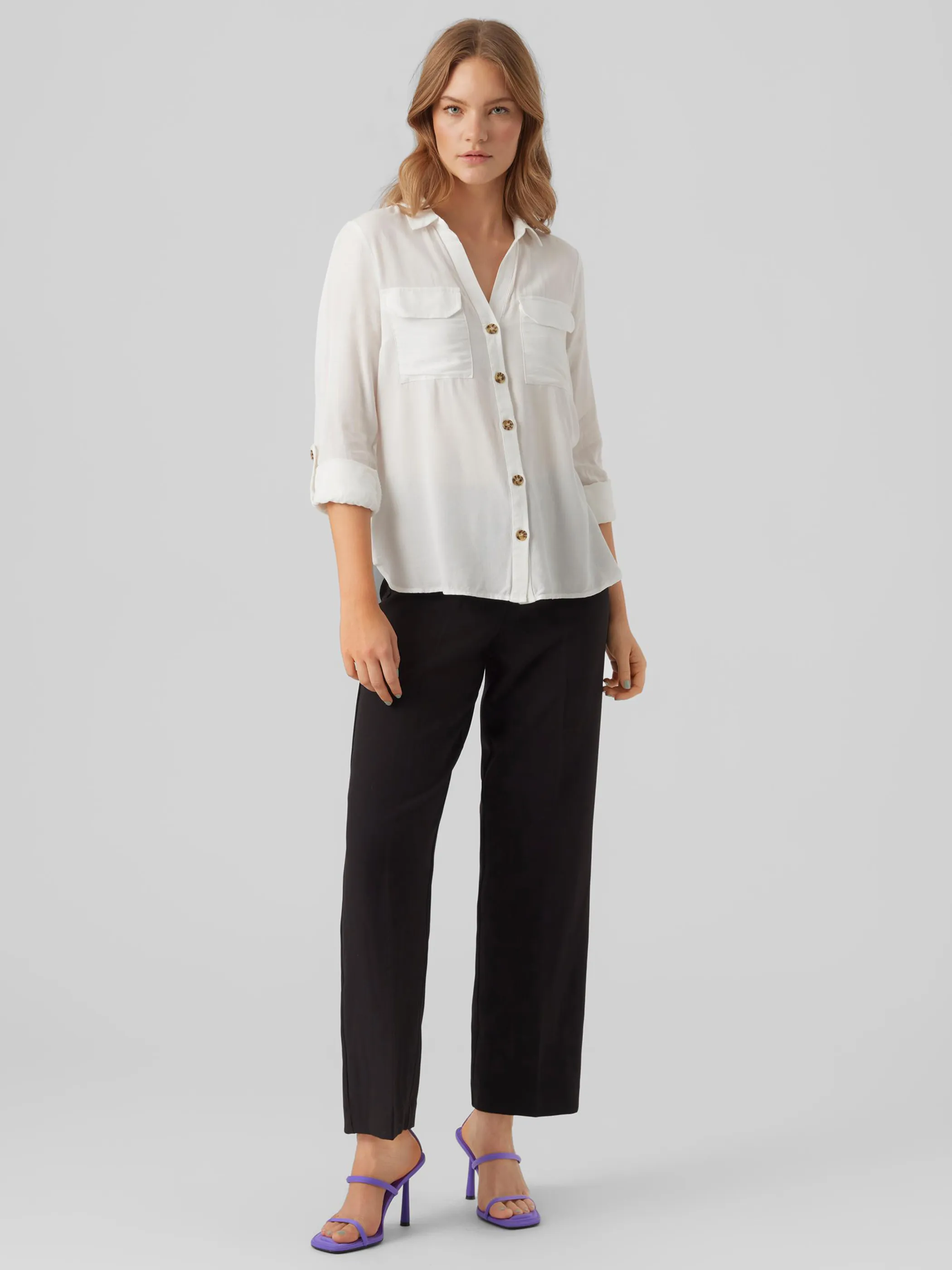 Vero Moda VMBUMPY L/S SHIRT NEW Bluse