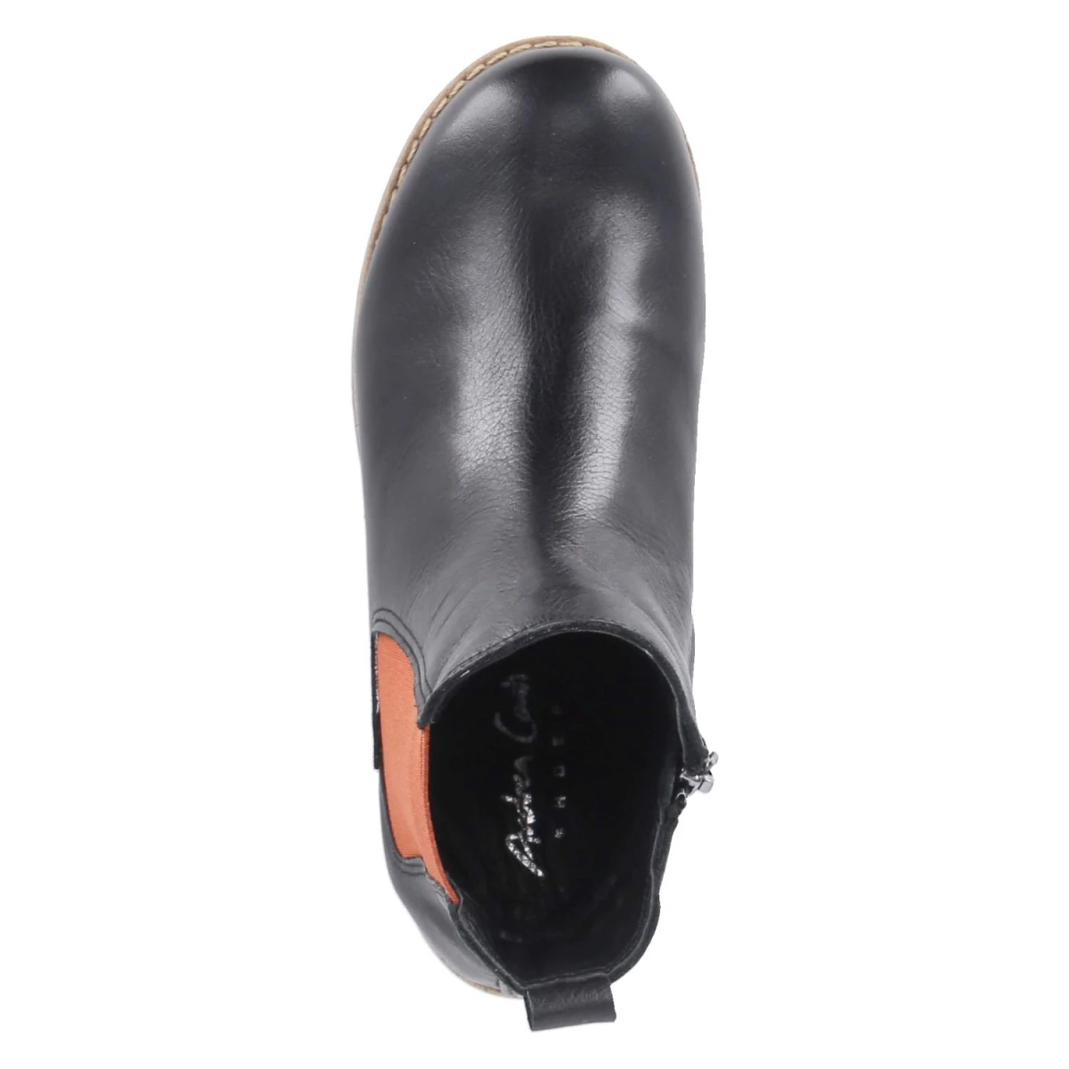 Andrea ContiChelsea Boots - schwarz/ rost
