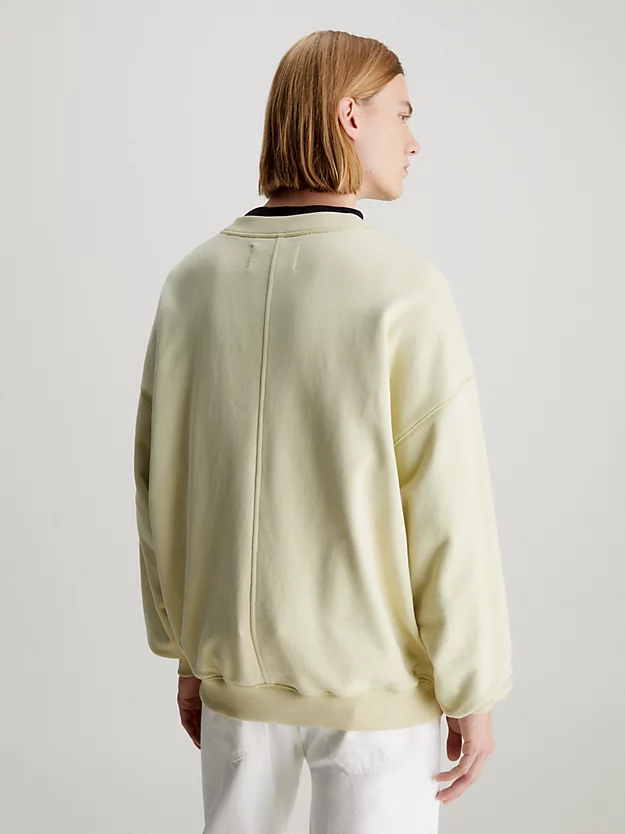 Moletom oversized com monograma